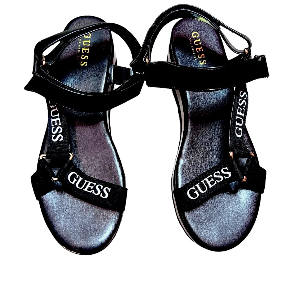 Guess Platform Sandals (Black&White)
